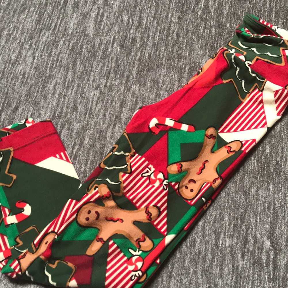 LulaRoe Kids Gingerbread Leggings
